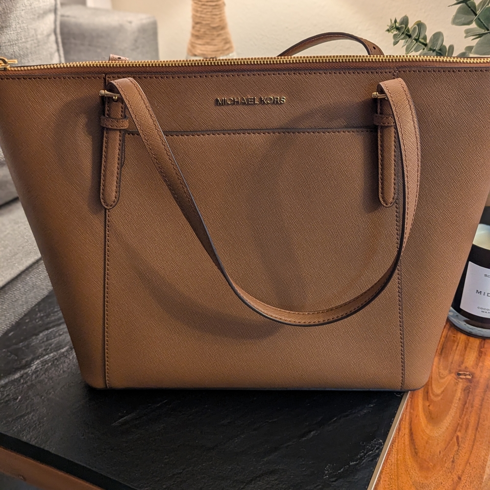 MICHAEL KORS CIARA LARGE TOP ZIP TOTE SHOULDER BAG PURSE